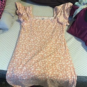 Light pink floral dress